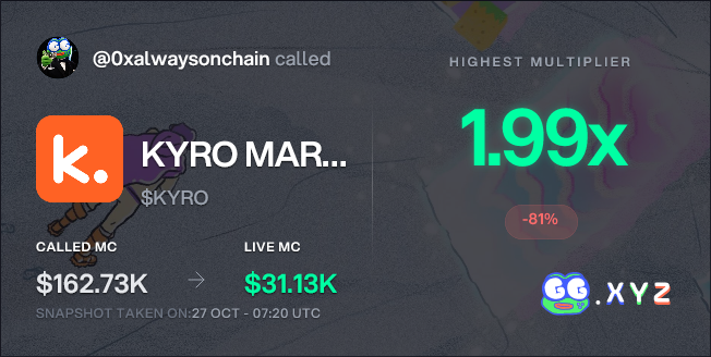 @0xalwaysonchain on gg.xyz
